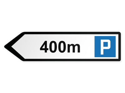 wegweiser-links-gross-distanz-zum-parkplatz